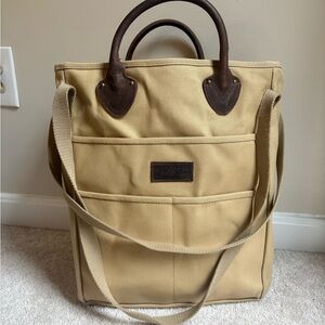 L.L. Bean Tan Canvas Tote Bag